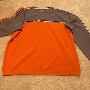 Mens large Arizona orange and gray pullover